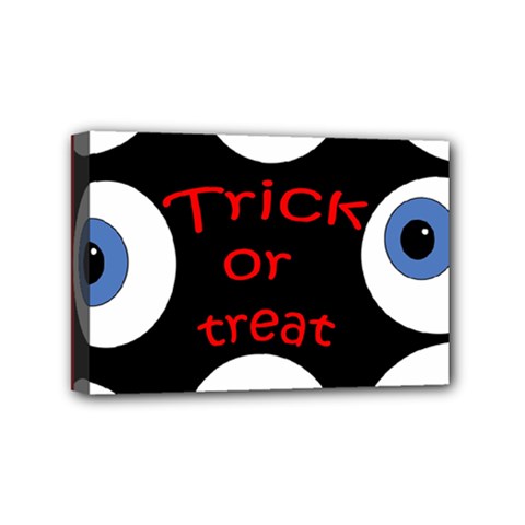 Trick Or Treat  Mini Canvas 6  X 4  by Valentinaart