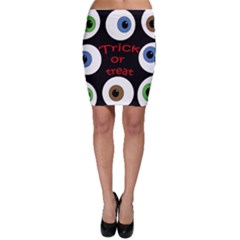 Trick Or Treat  Bodycon Skirt by Valentinaart