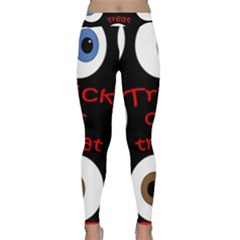 Trick Or Treat  Yoga Leggings  by Valentinaart