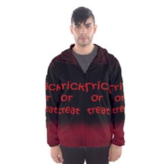 Trick Or Treat 2 Hooded Wind Breaker (men) by Valentinaart