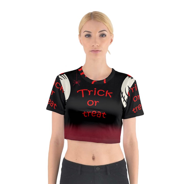 Trick or treat 2 Cotton Crop Top