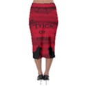 Trick or treat - black cat Midi Pencil Skirt View2