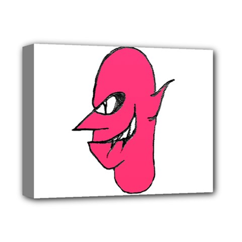 Devil Face Character Illustration Deluxe Canvas 14  X 11  by dflcprints