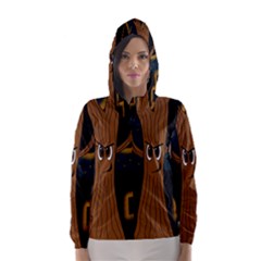 Halloween - Cemetery Evil Tree Hooded Wind Breaker (women) by Valentinaart