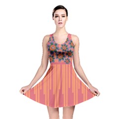 Colorful Floral Dream Reversible Skater Dress by DanaeStudio