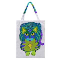 Peacock Tabby  Classic Tote Bag by jbyrdyoga