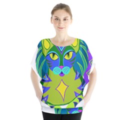 Peacock Tabby  Blouse