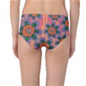 Colorful Floral Dream Mid-Waist Bikini Bottoms View2