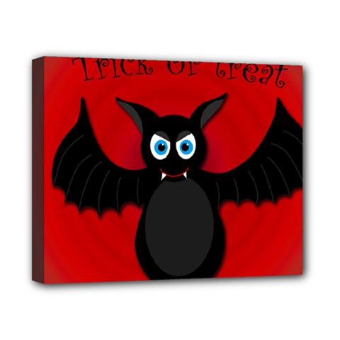 Halloween Bat Canvas 10  X 8  by Valentinaart