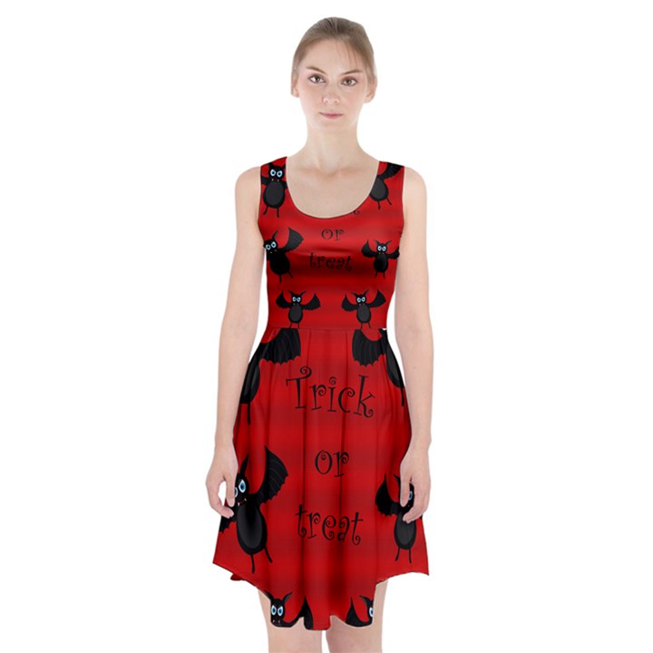 Halloween bats  Racerback Midi Dress