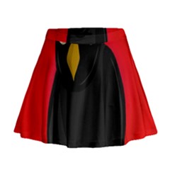 Halloween - Old Raven Mini Flare Skirt