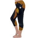 Halloween - old black rawen Capri Winter Leggings  View2