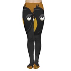 Halloween - Old Black Rawen Women s Tights by Valentinaart