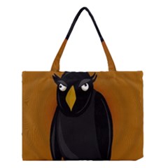 Halloween - Old Black Rawen Medium Tote Bag by Valentinaart