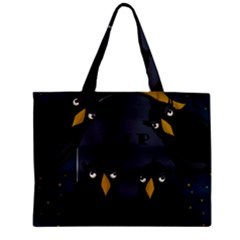 Halloween - Rip Zipper Mini Tote Bag by Valentinaart