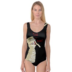 Halloween Mummy   Princess Tank Leotard  by Valentinaart