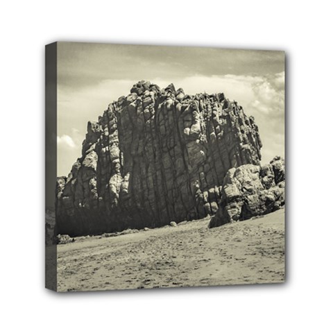 Big Rock At Praia Malhada Jericoacoara Brazil Mini Canvas 6  X 6  by dflcprints