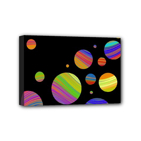 Colorful Galaxy Mini Canvas 6  X 4  by Valentinaart