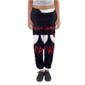 Halloween party - red eyes monster Women s Jogger Sweatpants View1