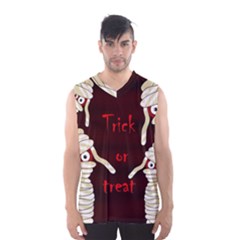 Halloween Mummy Men s Basketball Tank Top by Valentinaart