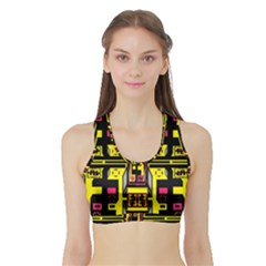 =p=p=yjyu Sports Bra With Border by MRTACPANS