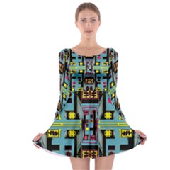 Dvd Long Sleeve Skater Dress by MRTACPANS