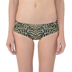 Brown Reptile Classic Bikini Bottoms