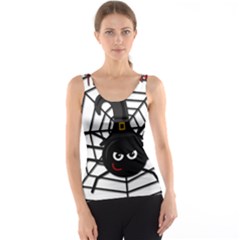 Halloween Cute Spider Tank Top by Valentinaart