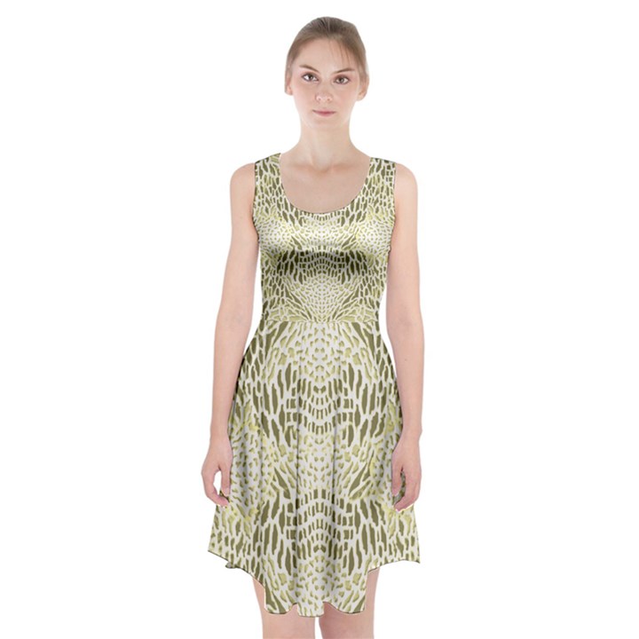 ALBINO REPTILE Racerback Midi Dress