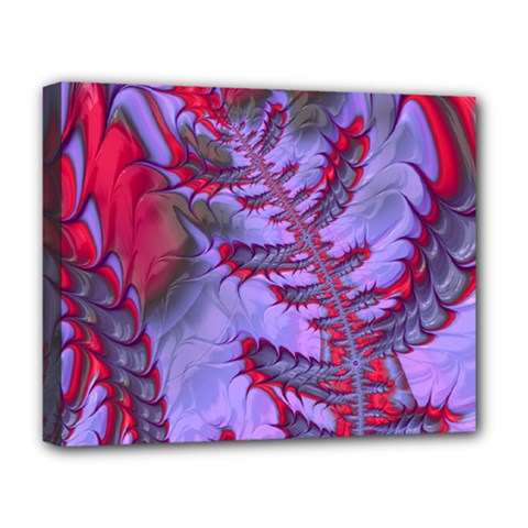 Freaky Friday Red  Lilac Deluxe Canvas 20  X 16  