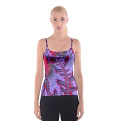 Freaky Friday Red  Lilac Spaghetti Strap Top by Fractalworld