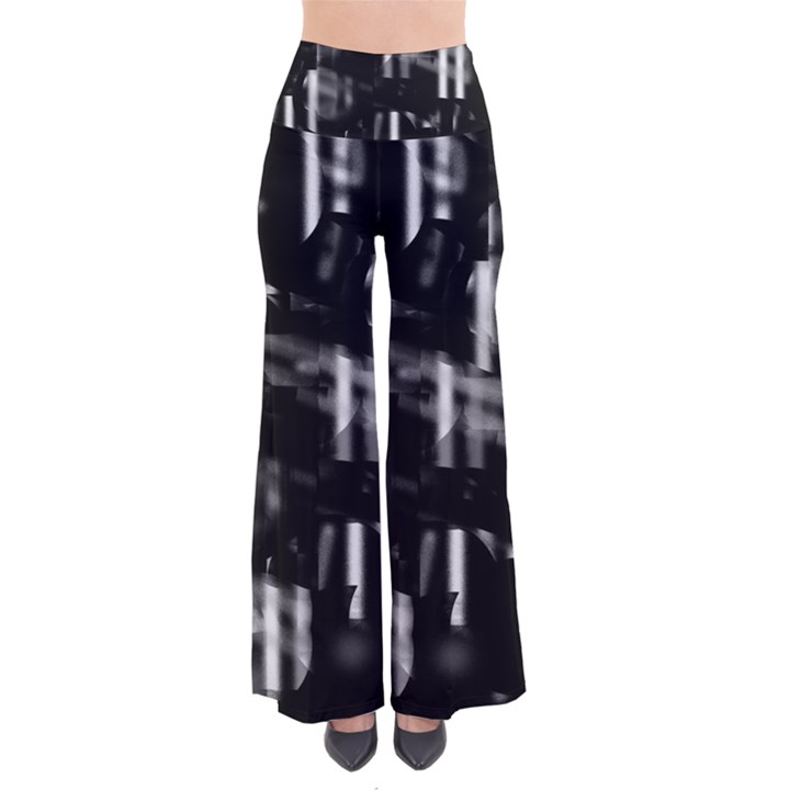 Black and white neon city Pants