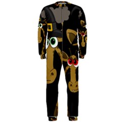 Giraffe Halloween Party Onepiece Jumpsuit (men)  by Valentinaart