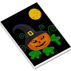 Halloween witch pumpkin Large Memo Pads