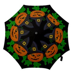 Halloween witch pumpkin Hook Handle Umbrellas (Medium)