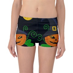 Halloween witch pumpkin Boyleg Bikini Bottoms