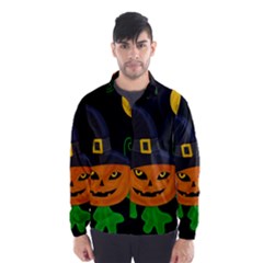 Halloween witch pumpkin Wind Breaker (Men)