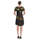 EARTH DRAGON Short Sleeve V-neck Flare Dress View2