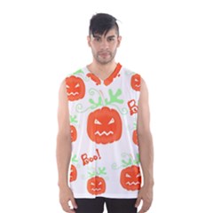 Halloween Pumpkins Pattern Men s Basketball Tank Top by Valentinaart