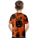 Halloween black pumpkins pattern Kids  Cotton Tee View2