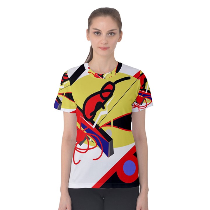 Abstract art Women s Cotton Tee