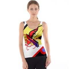 Abstract Art Tank Top by Valentinaart