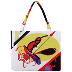 Abstract Art Mini Tote Bag by Valentinaart