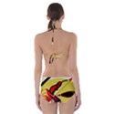 Abstract art Cut-Out One Piece Swimsuit View2