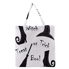 Halloween Witch Grocery Tote Bag by Valentinaart