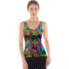 Lizard Pattern Tank Top by Valentinaart