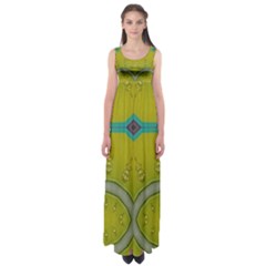 Annabellerockz, Green Bells Empire Waist Maxi Dress by annabellerockzfashion