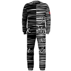 I Love Black And White 2 Onepiece Jumpsuit (men)  by Valentinaart