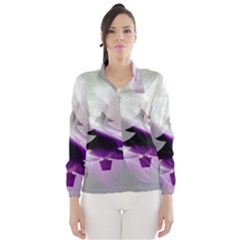 Purple Christmas Tree Wind Breaker (women) by yoursparklingshop