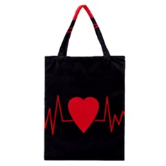 Hart Bit Classic Tote Bag by Valentinaart